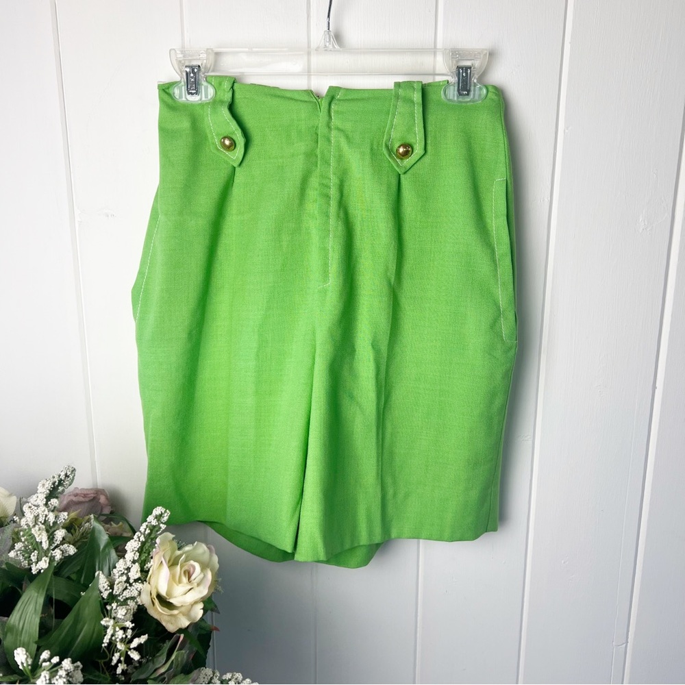 Vintage Gino Paoli Green Shorts